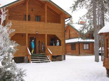 Фото номера Коттедж с 3 спальнями Курортные отели Mini Hotel Laplandiya г. Буковель 22