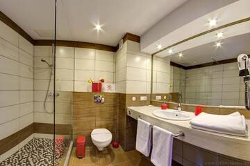 Фото номера Люкс с балконом Отель F&amp;B Spa Resort (ex. Fomich Hotel) г. Буковель 14