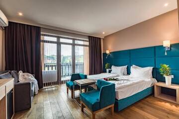 Фото номера Полулюкс с балконом Отель F&amp;B Spa Resort (ex. Fomich Hotel) г. Буковель 7