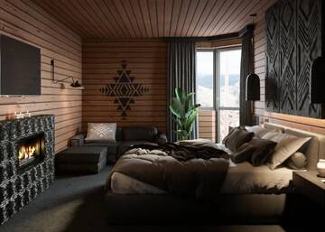 Фото номера Трехместный номер с балконом Отель Stara Pravda Hotel - Vykrutasy г. Буковель 4