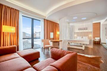Фото номера Спа-люкс с террасой Курортные отели Radisson Blu Resort Bukovel г. Буковель 2