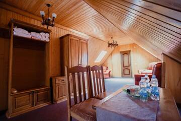 Фото номера Люкс в мансарде - В стоимость входит доступ в спа-центр Отель Hotel Bellavista &amp; Spa г. Буковель 4