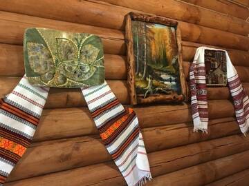 Фото номера Коттедж с 6 спальнями Дома для отпуска Cottage Kalina г. Буковель 39
