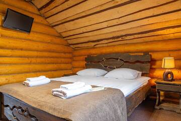 Фото номера Двухуровневый люкс с 3 спальнями Отель Eco Hotel Bungalo г. Буковель 3