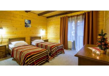 Фото номера Стандартный двухместный номер с 2 отдельными кроватями Отель Eco Hotel Bungalo г. Буковель 5