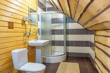 Фото номера Улучшенный двухместный номер с 1 кроватью Отель Eco Hotel Bungalo г. Буковель 3