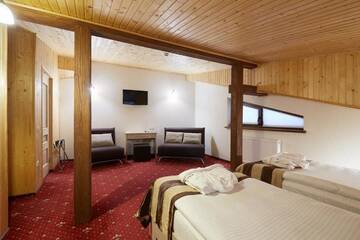 Фото номера Двухместный номер эконом-класса с 2 отдельными кроватями Отель Graal resort г. Буковель 2