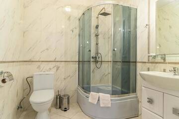 Фото номера Стандартный двухместный номер с 2 отдельными кроватями Отель Hotel Pid Strihoju г. Буковель 10