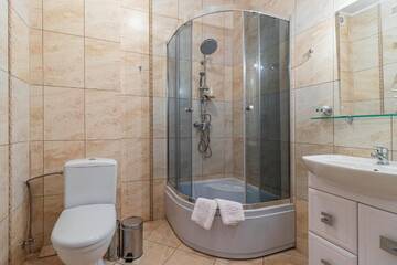 Фото номера Стандартный двухместный номер с 2 отдельными кроватями Отель Hotel Pid Strihoju г. Буковель 6