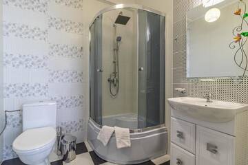 Фото номера Двухместный номер Делюкс с 1 кроватью и балконом Отель Hotel Pid Strihoju г. Буковель 14
