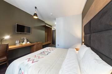Фото номера Двухместный номер с 1 кроватью Отель Отель «Goral Hotel &amp; Spa» г. Буковель 3