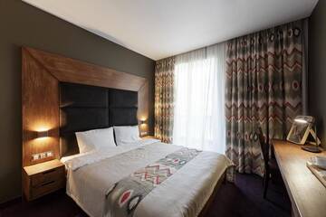 Фото номера Двухместный номер с 1 кроватью Отель Отель «Goral Hotel &amp; Spa» г. Буковель 2