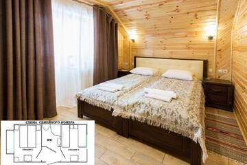 Фото номера Семейный номер с видом на горы Дома для отпуска Villa 278 г. Буковель 5