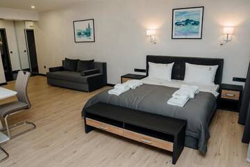 Фото номера Апартаменты-студио с видом на горы Курортные отели Westhills г. Буковель 7