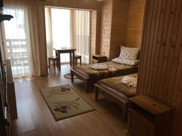 Фото номера Стандартный двухместный номер с 2 отдельными кроватями Отель Greku Hotel г. Буковель 3