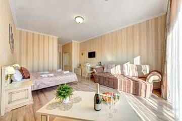 Фото номера Семейный полулюкс с доступом в спа-центр Отель Hotel Podgore Spa &amp; Resort г. Буковель 3