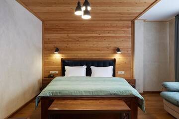 Фото номера Двухместный номер Делюкс с 1 кроватью Отель Ганц &amp; Spa г. Буковель 4